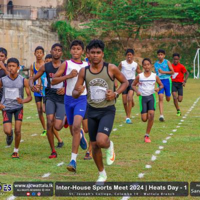 Inter-House Sports Meet 2024  Heats - Day 01