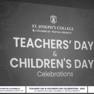 Teachers' Day & Children's Day Celebrations 2024