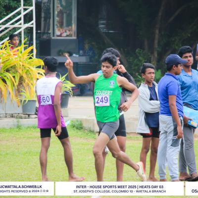 Sports Meet 2025: Heats and Finals - Day 3